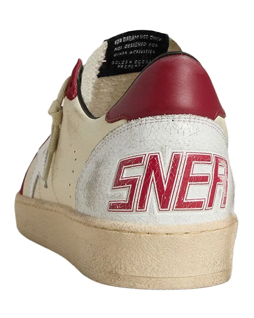 Golden Goose Men 's Ball Star Nappa Leather Low-Top Sneakers