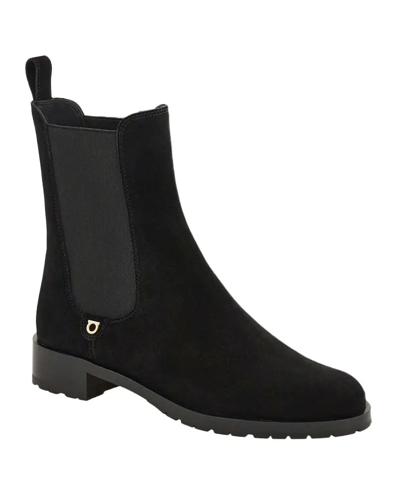 Ferragamo Briuli Suede Chelsea Boots