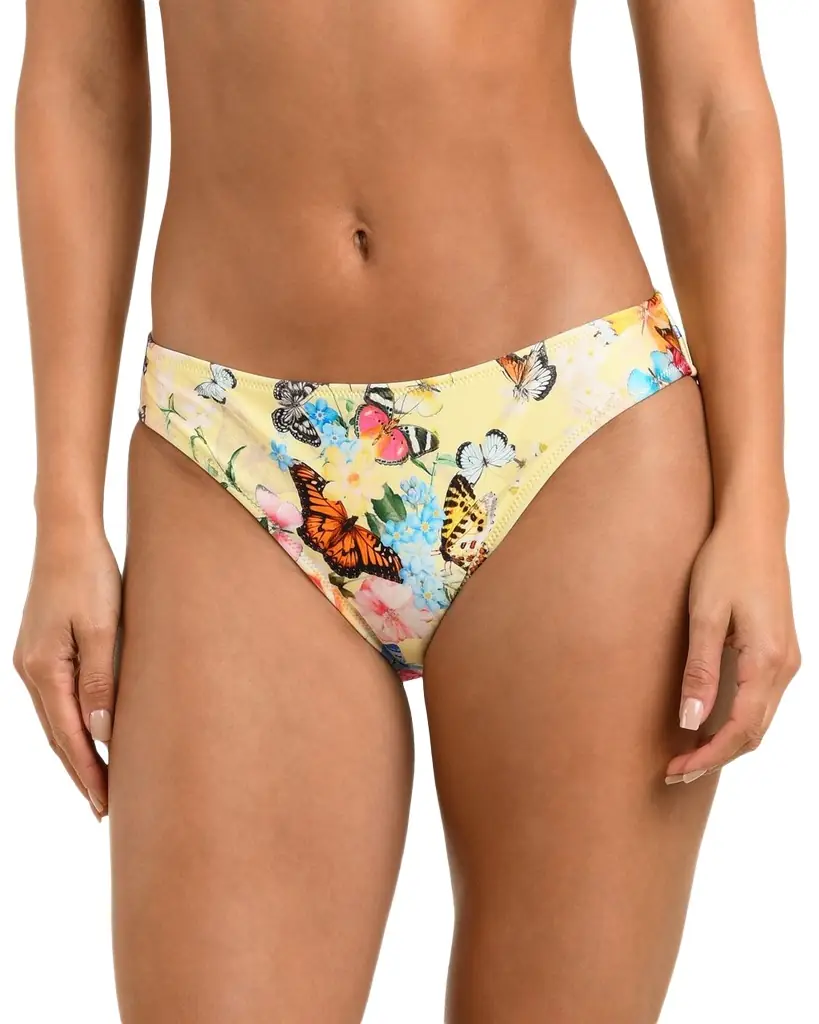 L 'Agence Nicole Garden Butterflies Bikini Bottoms