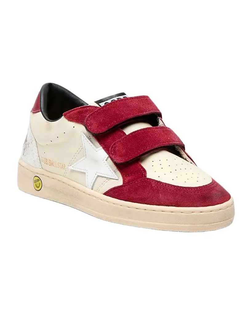 Golden Goose Boy 's Ball Star Suede Leather Sneakers, Kids