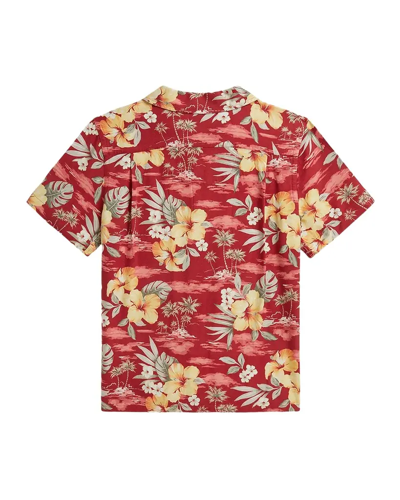 Polo Ralph Lauren Boy 's Tropical Floral-Print Camp Shirt, Size S-XL