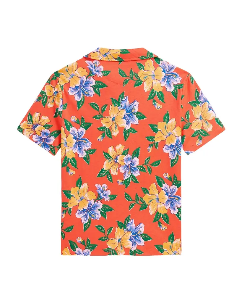 Polo Ralph Lauren Little Boy 's & Boy 's Floral-Print Cotton Jersey Polo Shirt