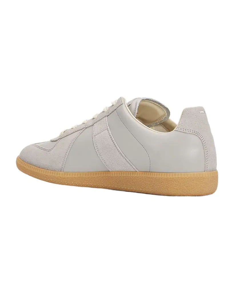 Maison Margiela Men 's Replica Leather Low-Top Sneakers