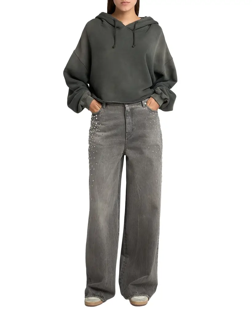 Golden Goose Journey Studded Boyfriend Jeans