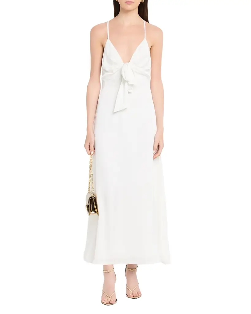Ramy Brook McKenzie Satin Maxi Dress