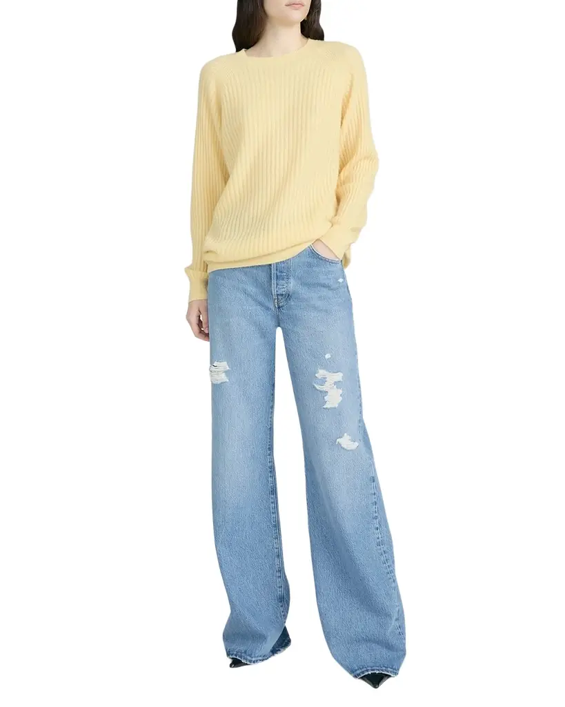 FRAME The Loose Distressed Jeans