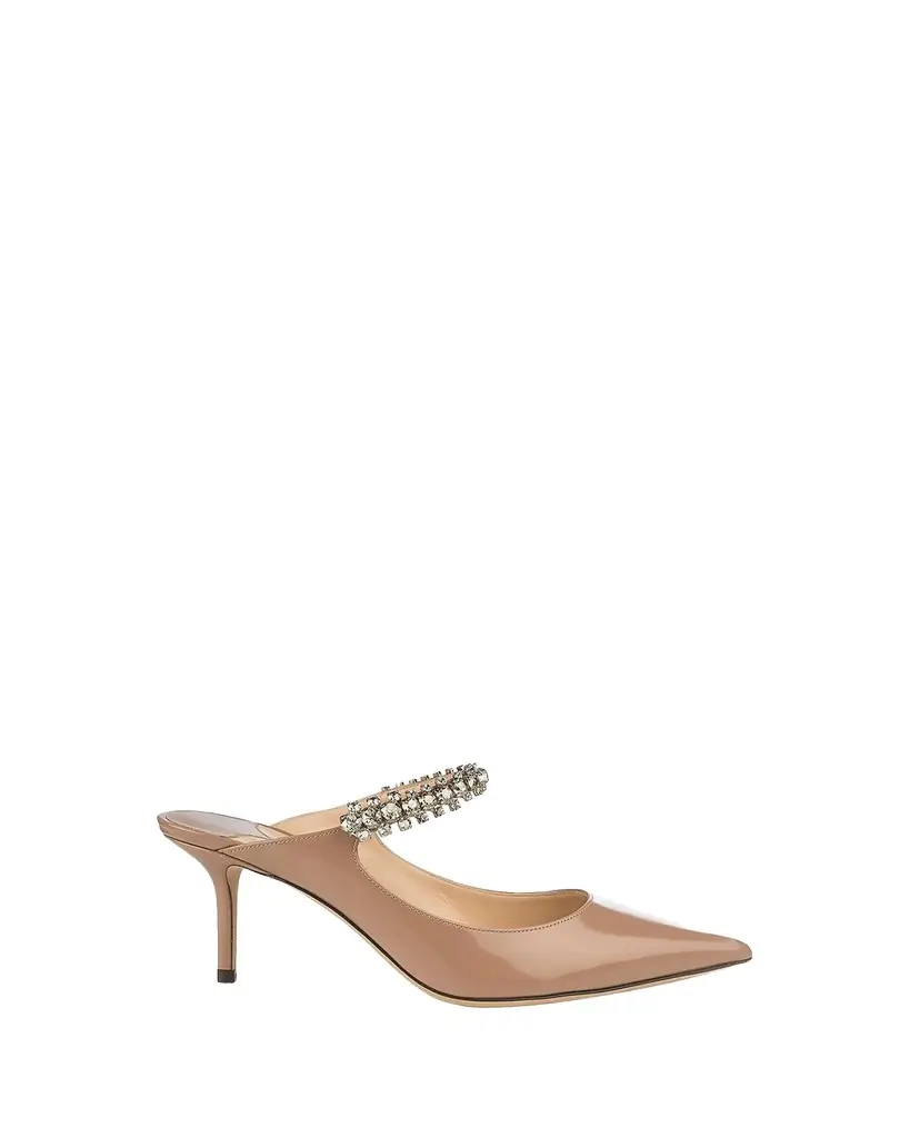 Jimmy Choo 65mm Bing Embellished Patent Leather Pumps