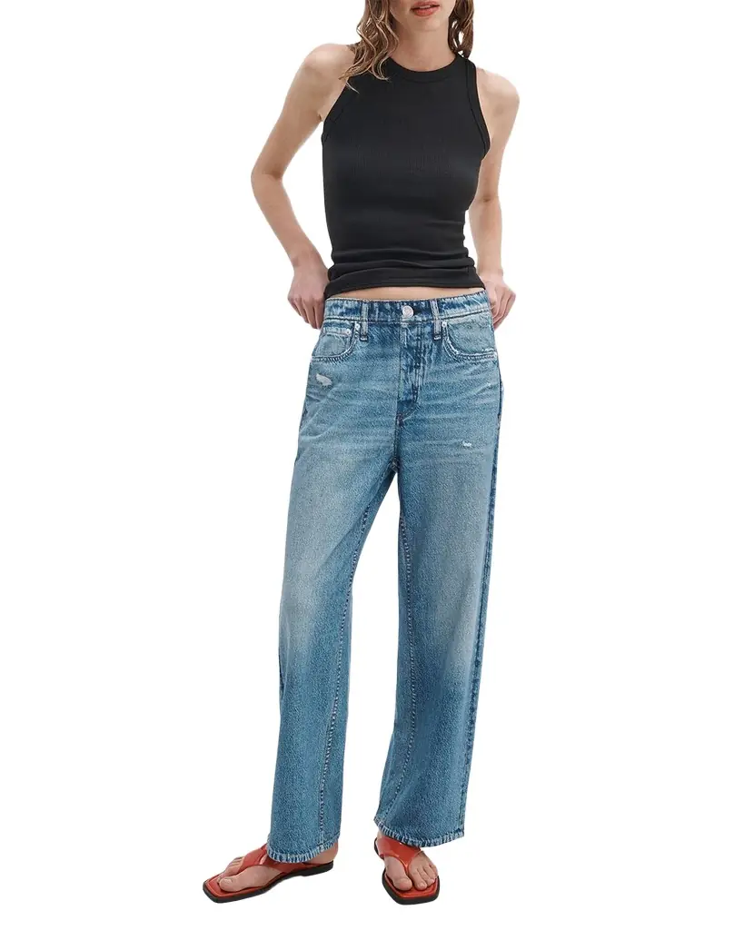 Rag & Bone rb Miramar Wide-Leg Ankle Pants