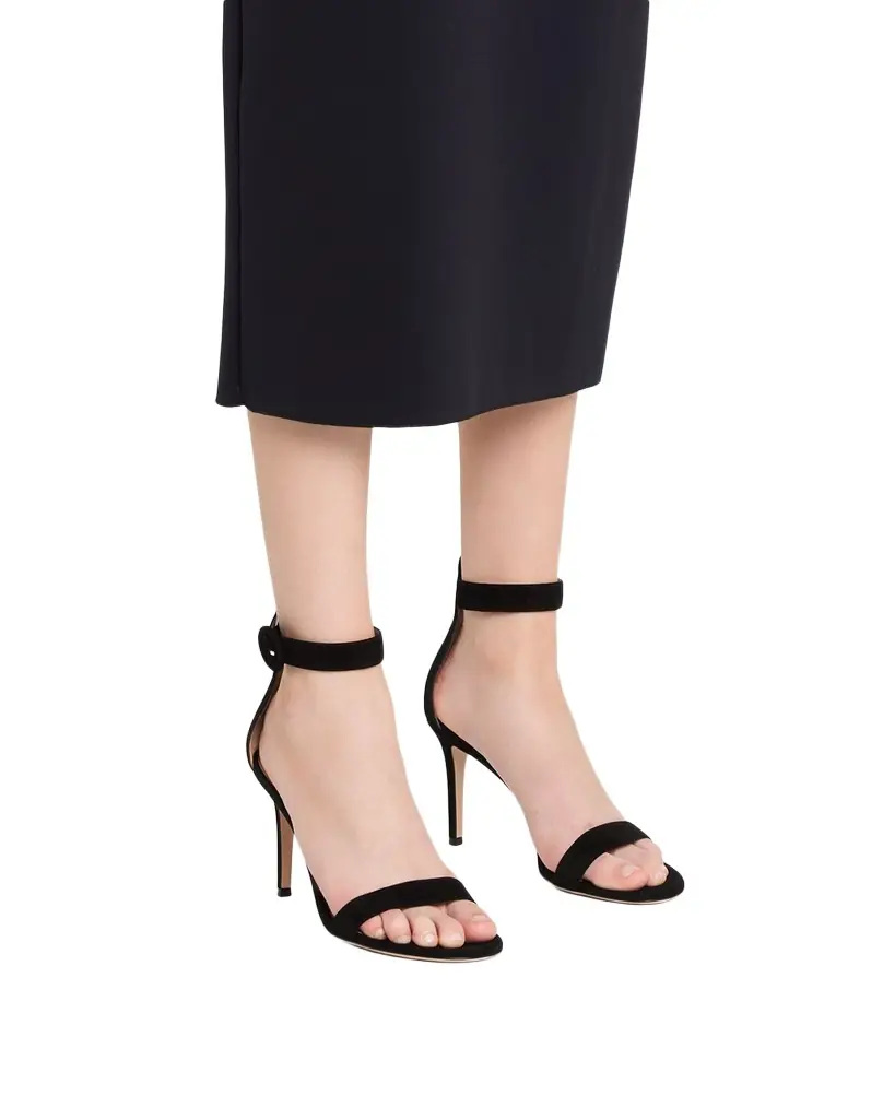 Gianvito Rossi Portofino 85mm Suede Pumps