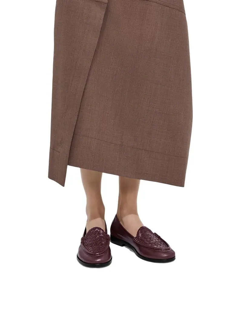 Bottega Veneta Silenzio Nappa Leather Loafers