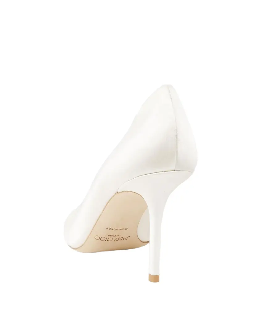 Jimmy Choo 85mm Love Satin Pumps