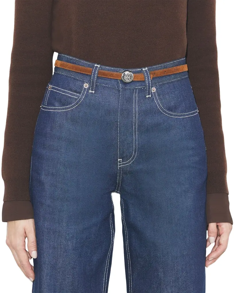 Tory Burch Romy Reversible Suede Belt