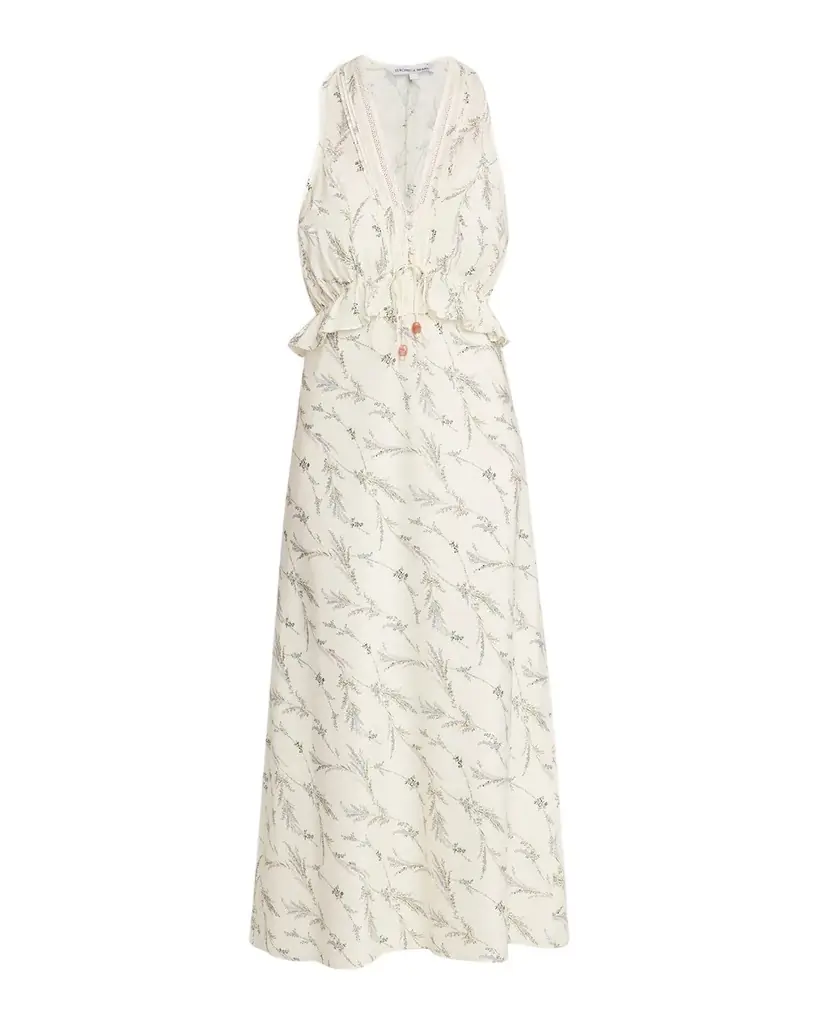 Veronica Beard Domingo Floral Midi-Dress