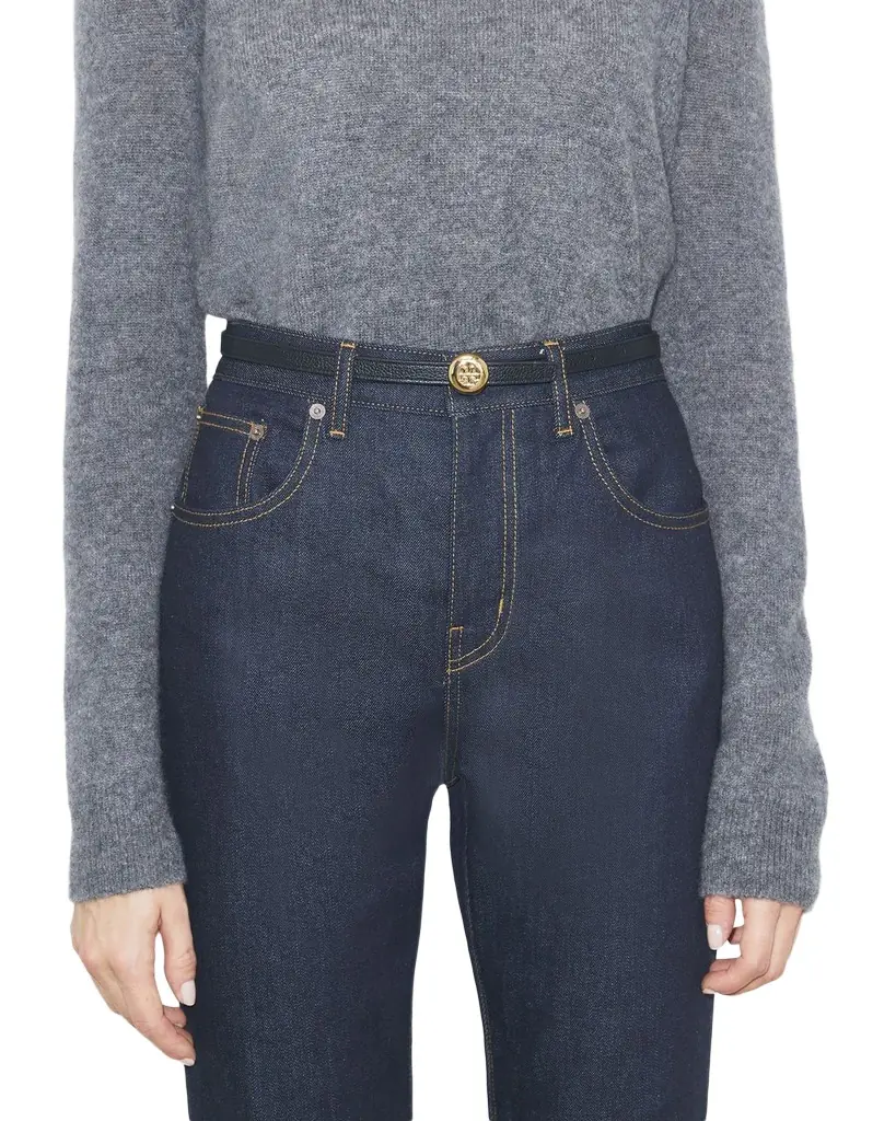 Tory Burch Romy Reversible Leather Belt