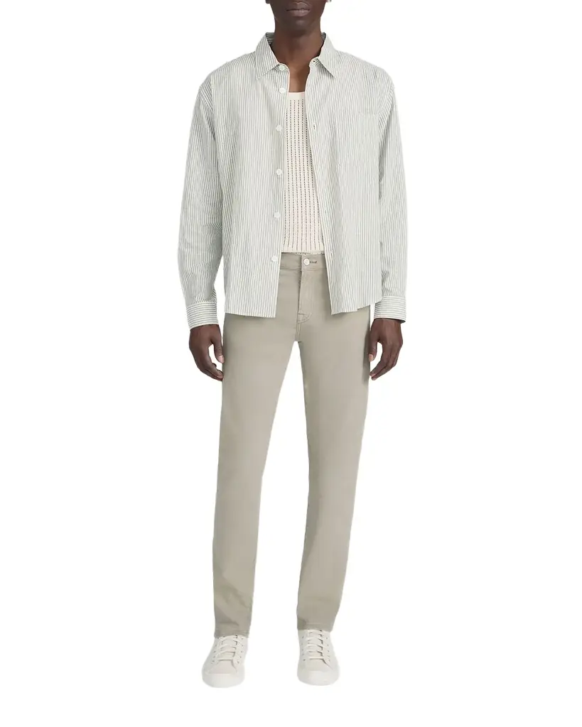 FRAME Men 's Striped Tencel-Blend Button-Down Shirt