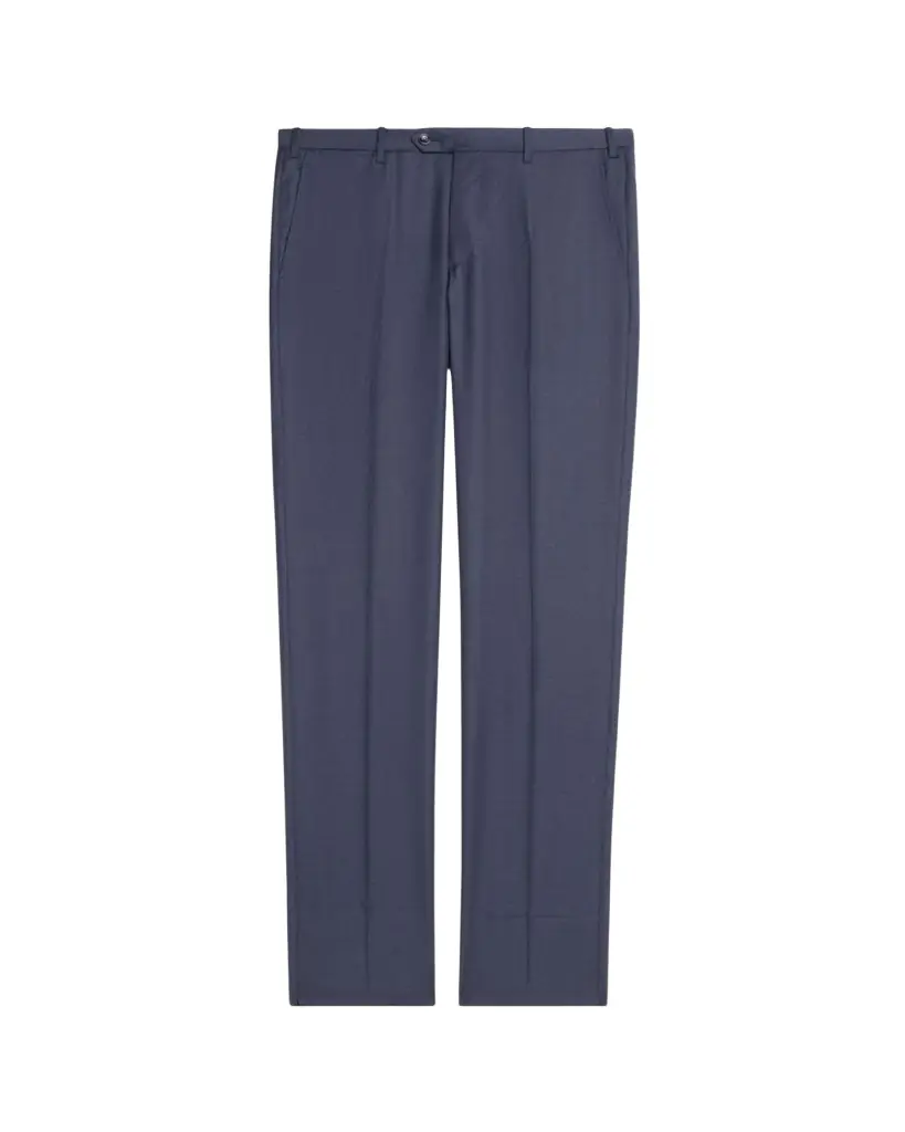 Giorgio Armani Men's Flat-Front Wool Trousers