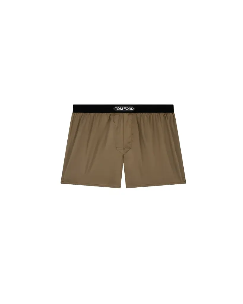 TOM FORD Men's Silk Jacquard Logo Boxers