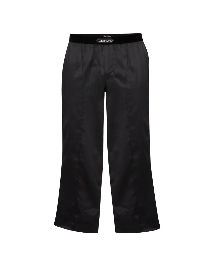 TOM FORD Men's Silk Logo Pajama Pants