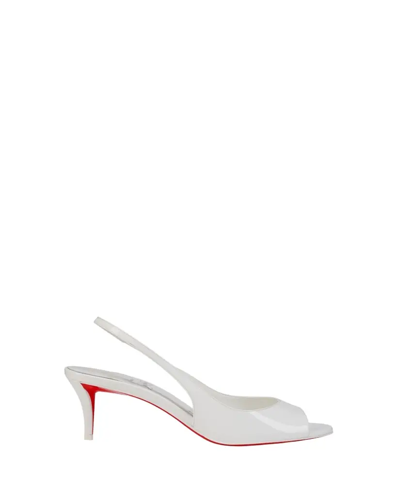Christian Louboutin 60mm Sofia Z Patent Leather Slingback Pumps