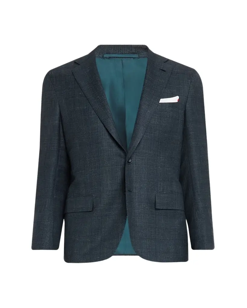 Kiton Men's Tonal Plaid Cashmere Two-Piece Suit