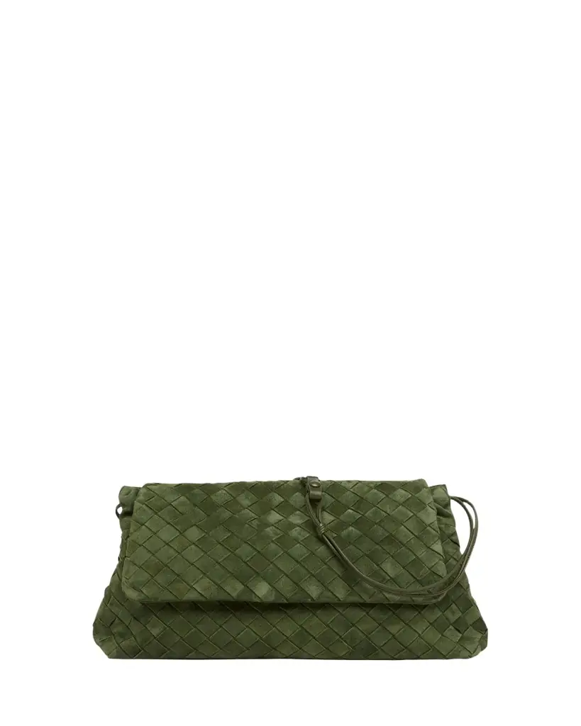 Bottega Veneta Giorno Suede Drawstring Shoulder Bag - Women's Bags