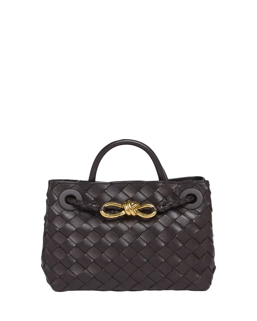 Bottega Veneta Andiamo Mini Leather Top-Handle Bag