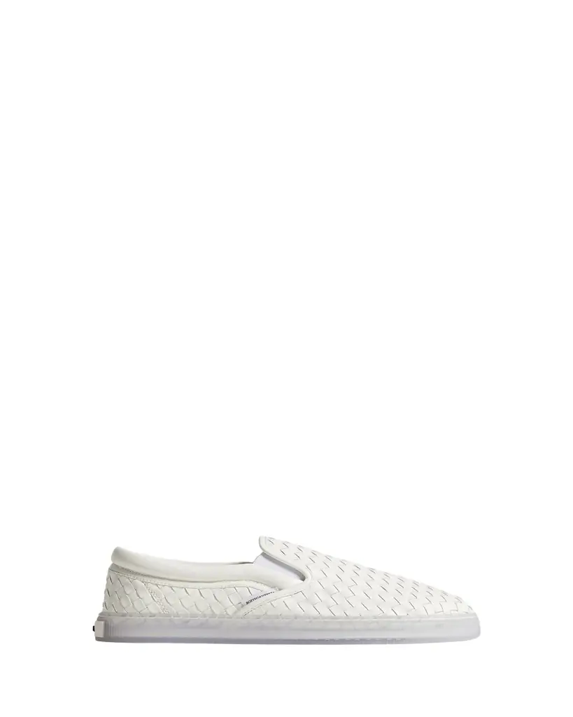 Bottega Veneta Men's Serena Intrecciato Leather Slip-On Sneakers