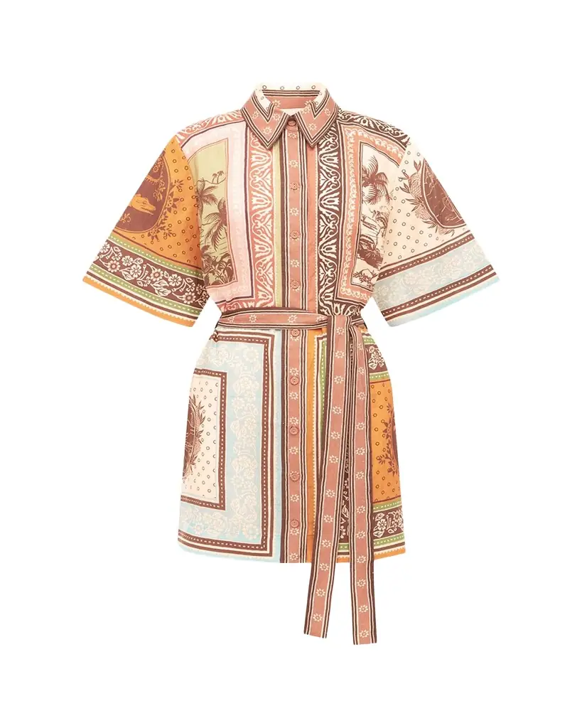 ALEMAIS Alberta Mini Shirtdress