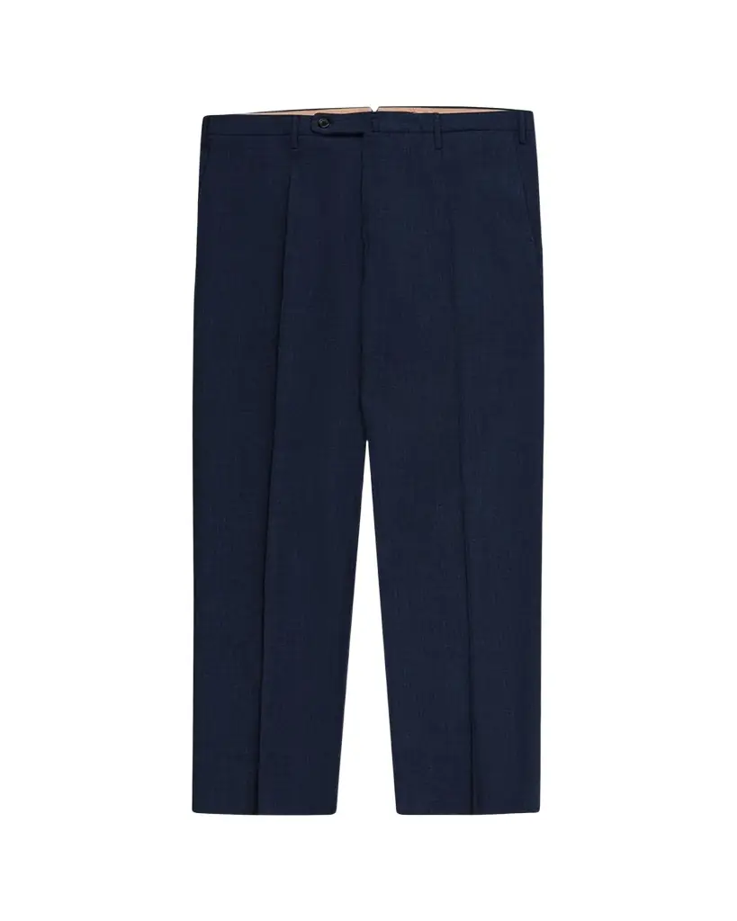 Incotex Men's Wool, Silk and Linen Slim Trousers