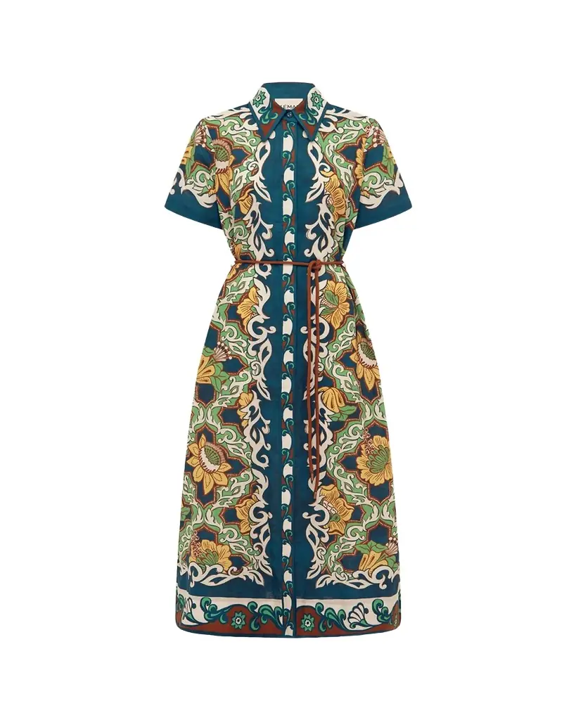ALEMAIS Liana Midi Shirtdress
