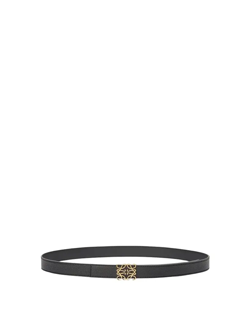Loewe Anagram Reversible Grained Leather Belt