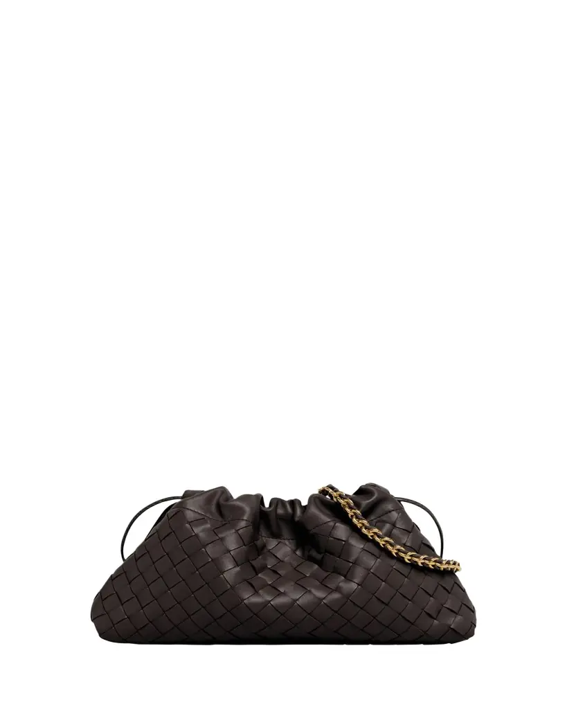 Bottega Veneta Dustbag Notte Leather Shoulder Bag