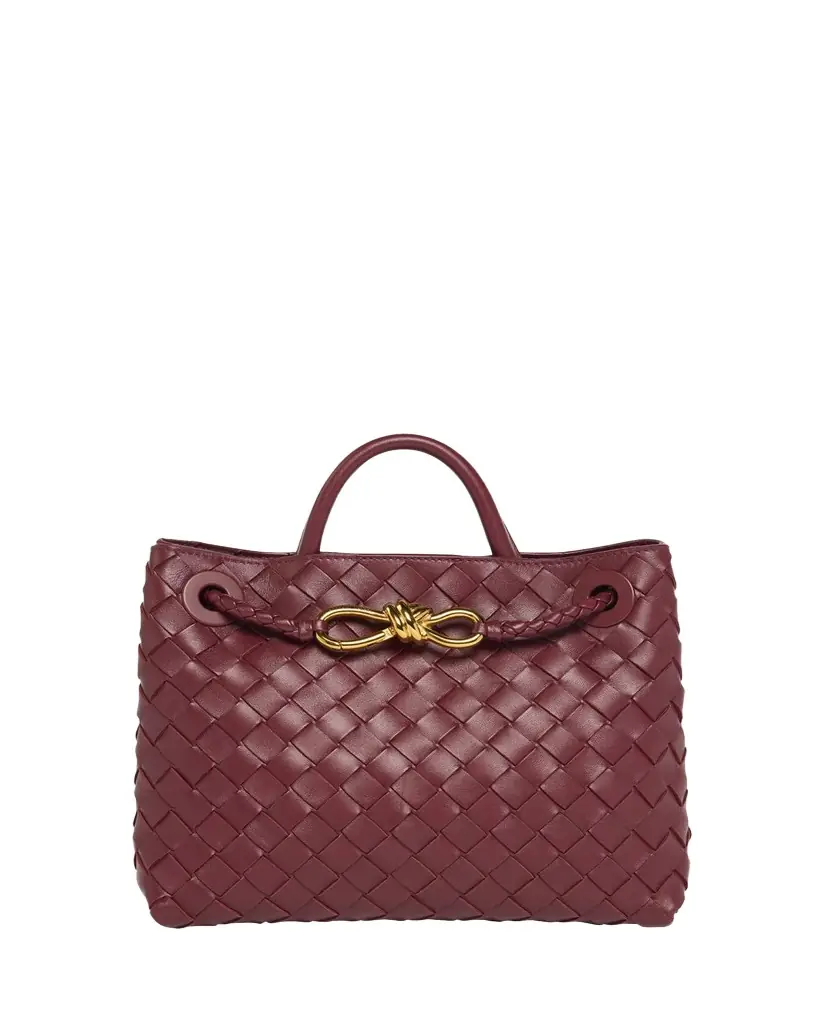 Bottega Veneta Andiamo Small Leather Top-Handle Bag
