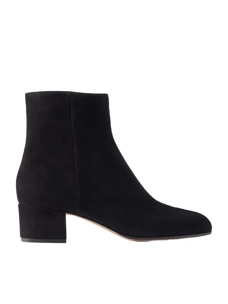 Gianvito Rossi Joelle 45 Suede Ankle Boots