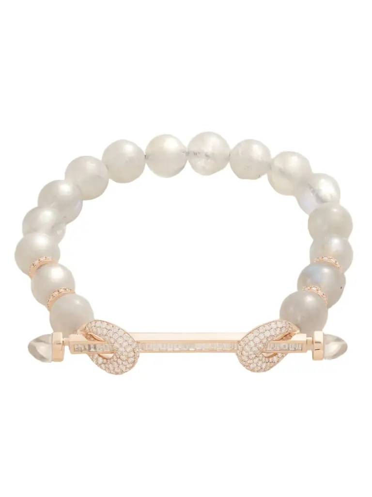 Ananya Chakra 18-karat Rose Gold Multi-stone Bracelet