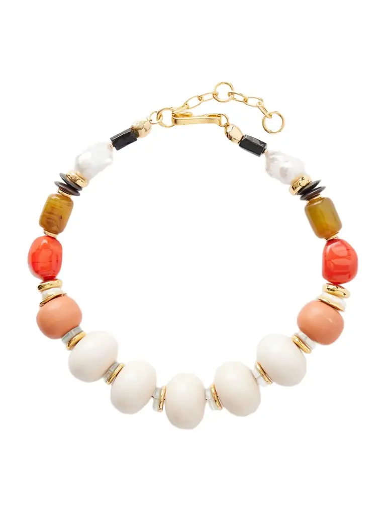 Lizzie Fortunato Ilios Gold-plated Multi-stone Necklace