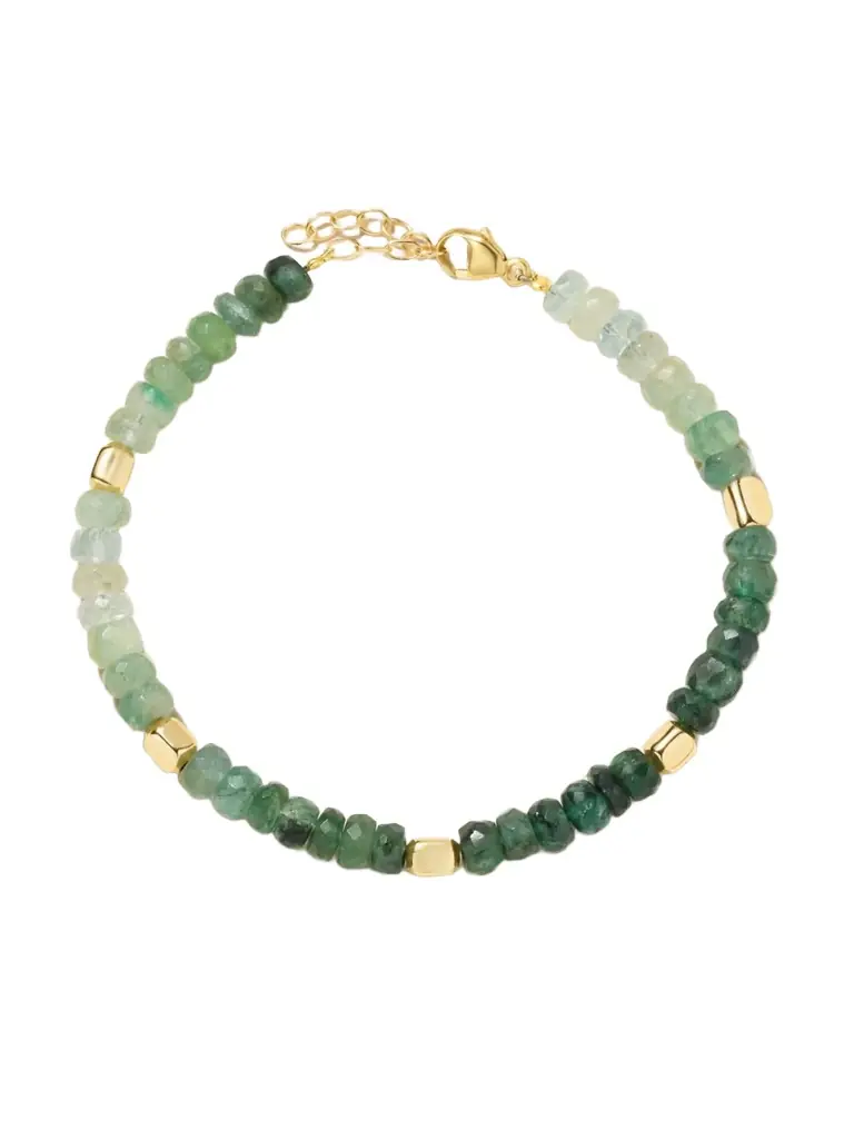 JIA JIA Jumbo 14-karat Gold Emerald Bracelet