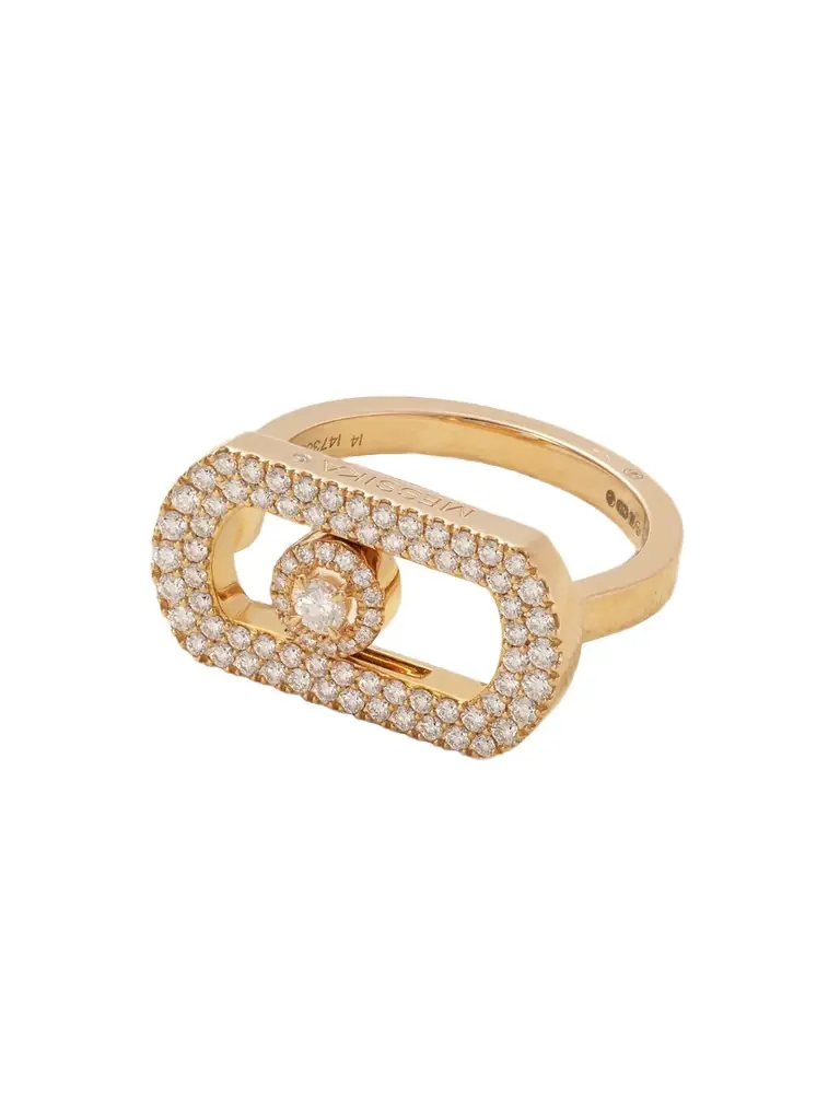 Messika So Move 18-karat Rose Gold Diamond Ring