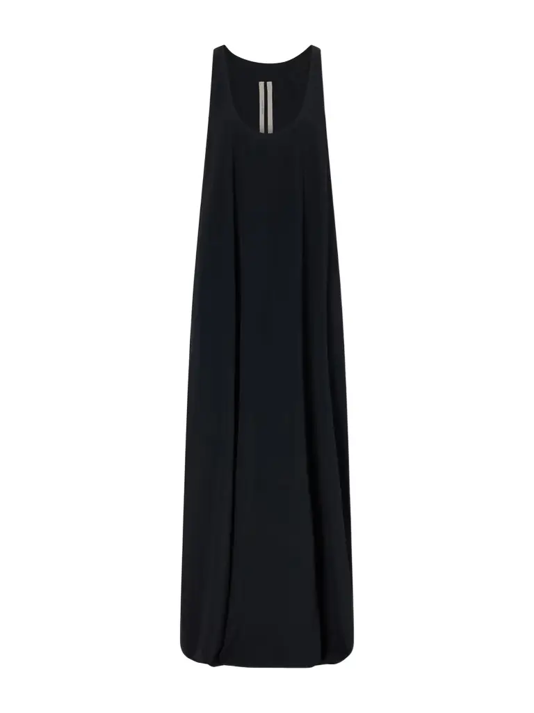 Rick Owens Tank Silk-blend Georgette Gown