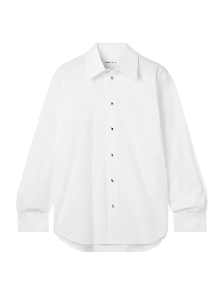 Bottega Veneta Cotton-poplin Shirt - Women's Clothing