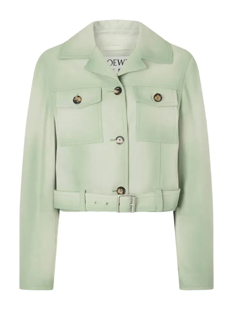 Loewe Tie-dyed Suede Jacket
