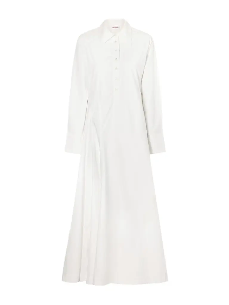 Rosie Assoulin Groovy Cotton-poplin Maxi Dress
