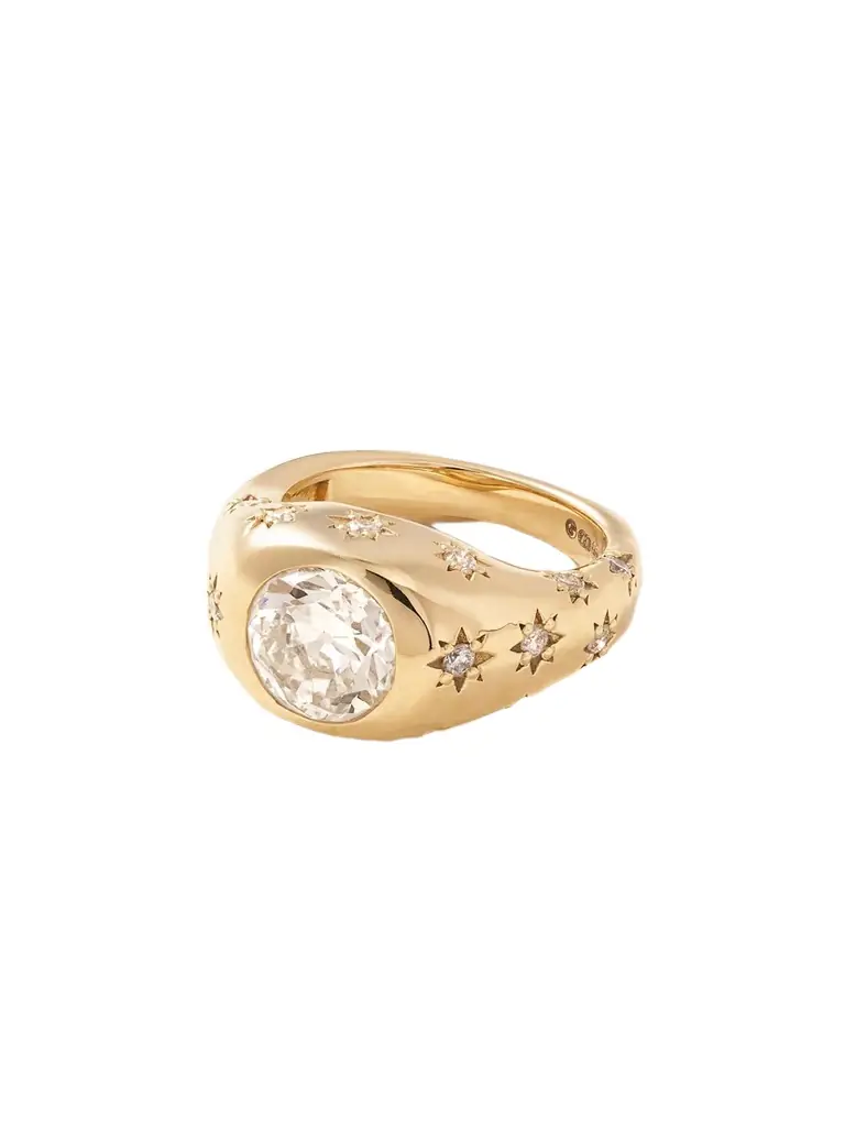 Marlo Laz Disco 14-karat Gold Diamond Ring