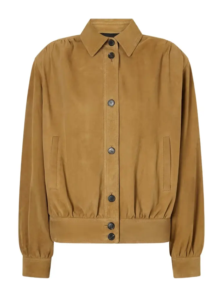 Saint Laurent Suede Blouson Jacket