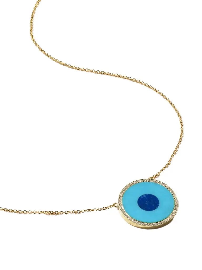 Jennifer Meyer Evil Eye 18-karat Gold Multi-stone Necklace