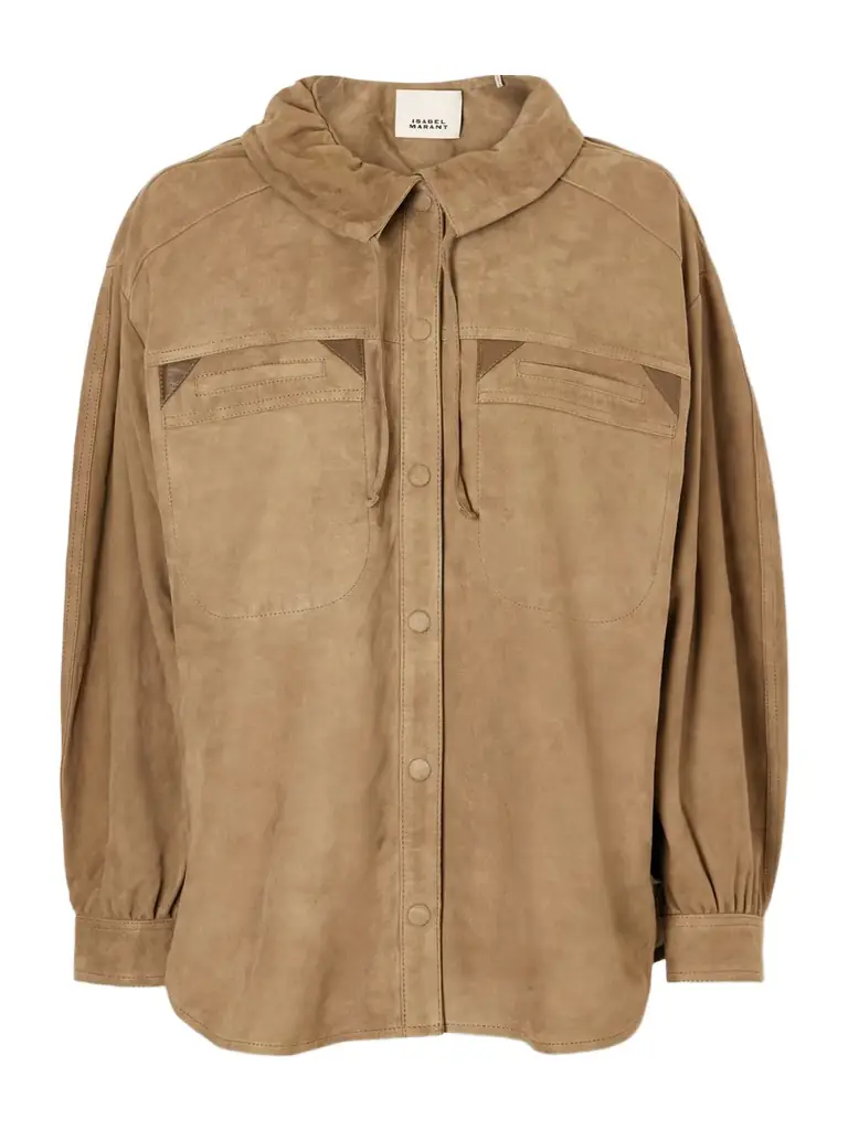 Isabel Marant Maldia Suede Overshirt