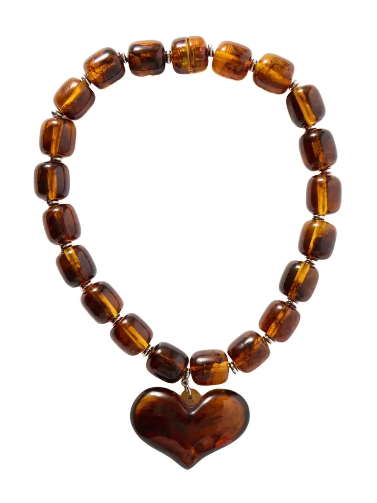 Julietta Amore Silver-tone Resin Necklace