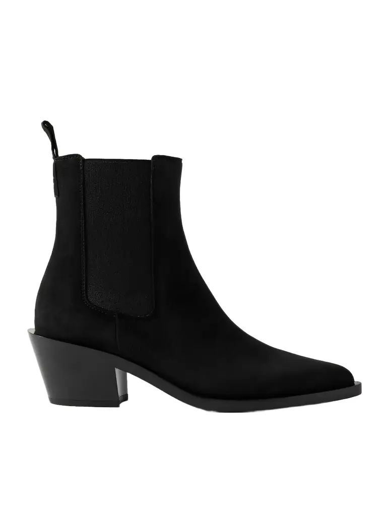Gianvito Rossi Wylie 45 Suede Chelsea Boots