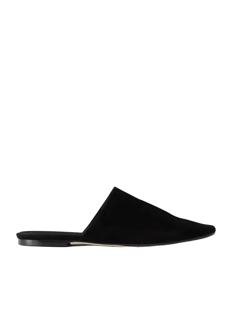 aeyde Rega Suede Slides
