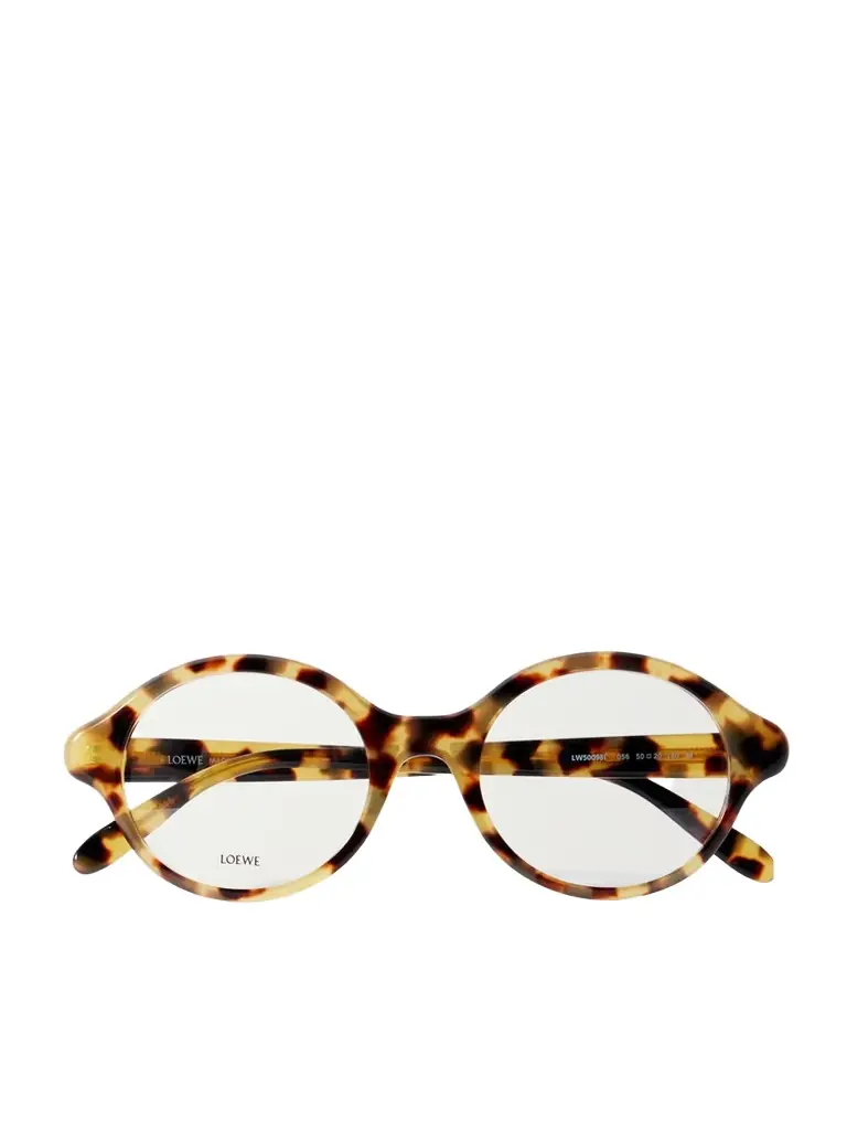 Loewe Round-frame Tortoiseshell Acetate Optical Glasses